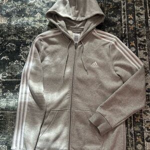 Adidas Heather Gray Hoodie